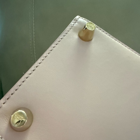 Christian Louboutin Blush Pink Studded Satchel - Picture 7 of 15